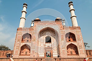 Akbars Tomb in Sikandra, India